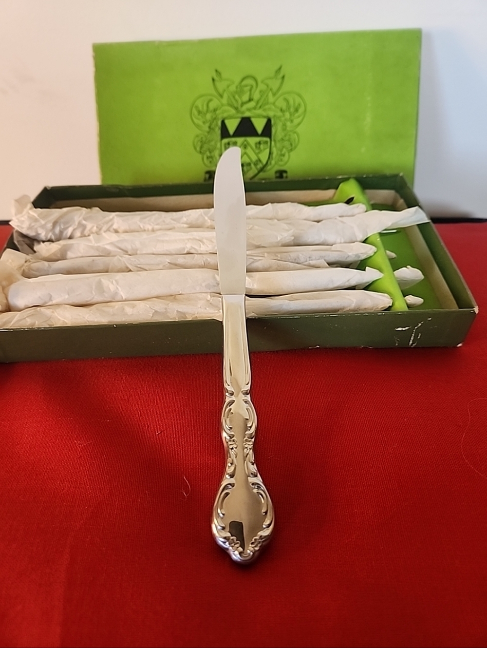 6 Piece Knife Set with Decorative Handle By John Hull Cutlers,Corp NY